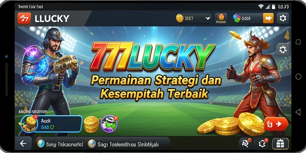 Tangkapan layar utama menunjukkan aksi seru dalam <strong>777LUCKY</strong>.