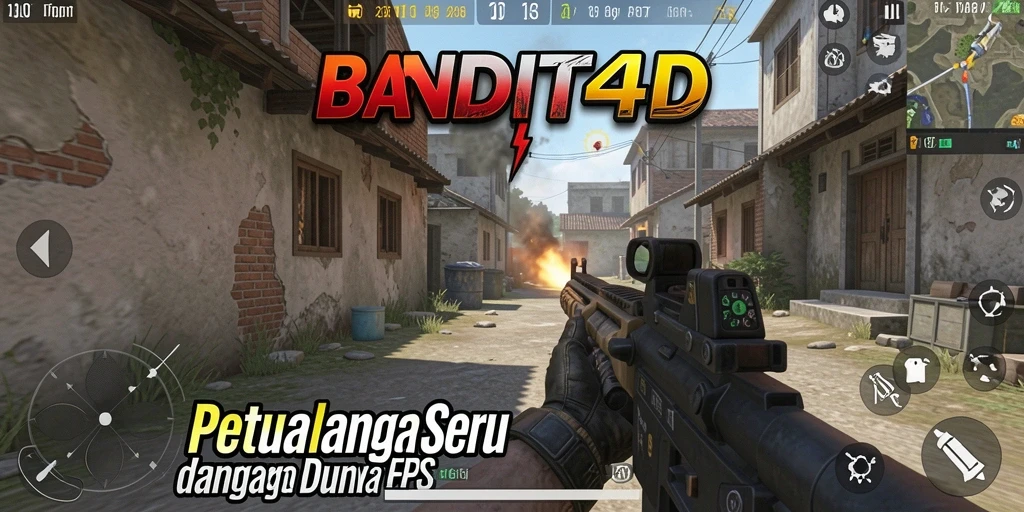 Screenshot dari gameplay BANDIT4D yang menegangkan dan penuh aksi.