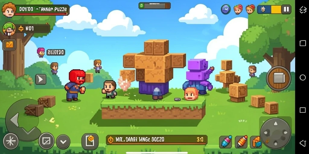 Gameplay DY01 menampilkan potongan teka-teki yang menarik dan menantang.