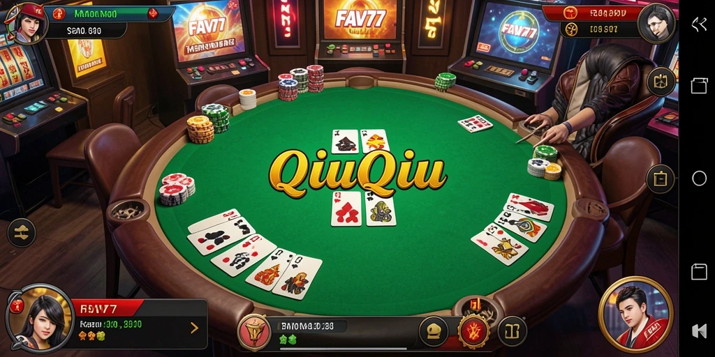 Gameplay seru QiuQiu dalam FAV77 yang menantang.