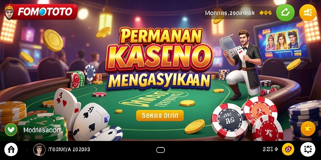 Screenshot dari gameplay seru di FOMOTOTO.