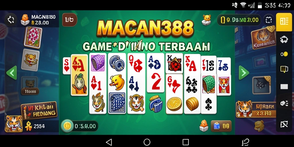 Screenshot utama MACAN388 menampilkan gameplay seru dari permainan Domino.