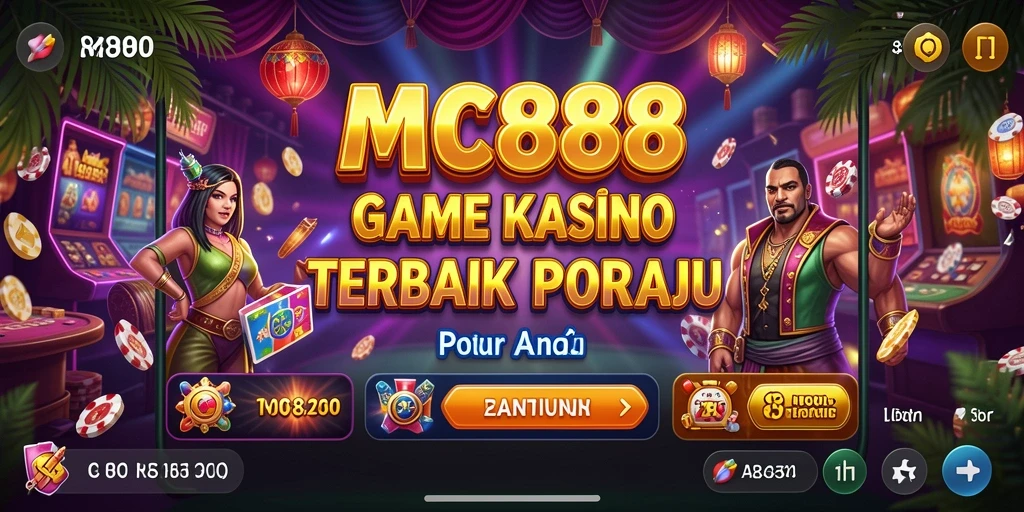 Screenshot gameplay MC888 menampilkan momen seru dari permainan Kasino.