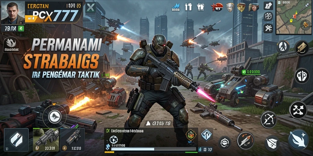 Gameplay PCX777 yang mendebarkan dengan strategi yang mendalam.