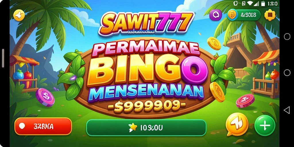 Screenshot SAWIT777 menampilkan gameplay Bingo yang menarik dan interaktif.