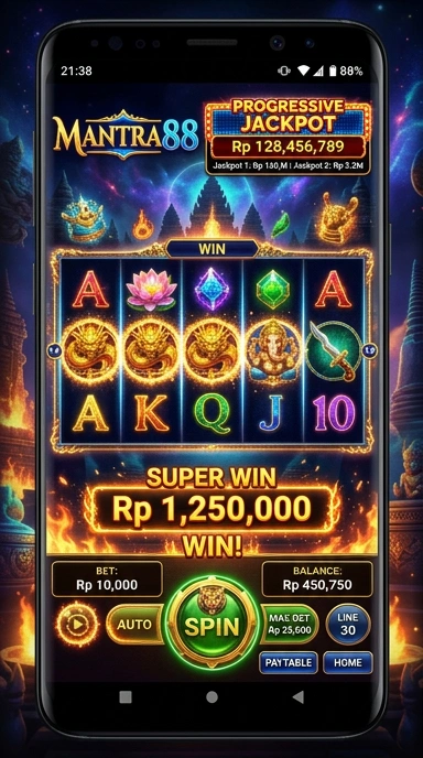 Tampilan utama aplikasi mantra88 dengan berbagai pilihan aplikasi.